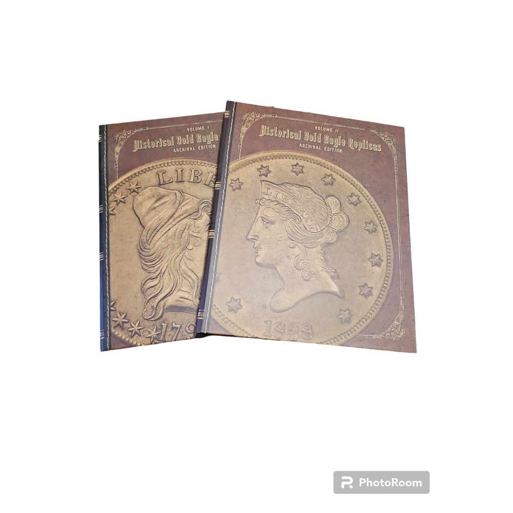 Historical Gold Eagle Archival Edition Volume I & II EMPTY BOOKS